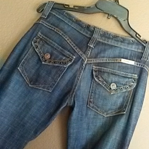 FRANKIE B. EUC SZ 6X34 WIDE LEG JEANS - Picture 2 of 5